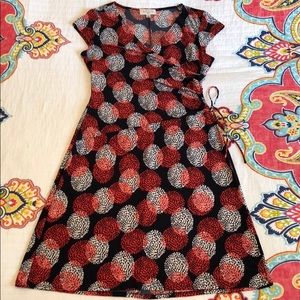 Kasper Dress Circle Dot Design